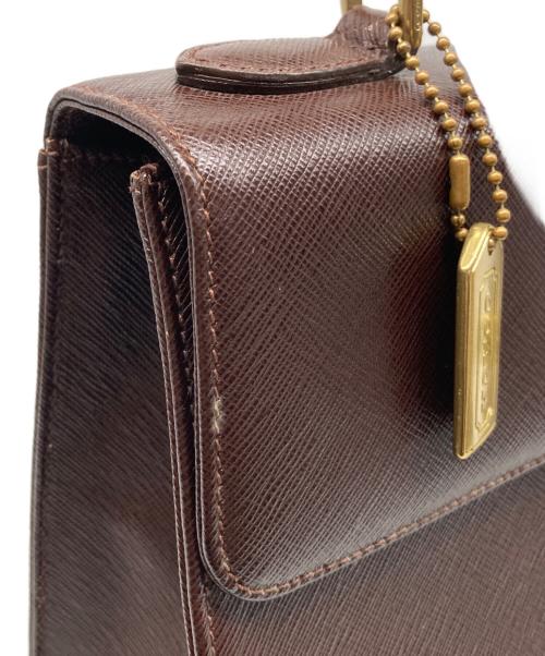 COACH（コーチ）COACH (コーチ) Handbag Turnlock ブラウンの古着・服飾アイテム