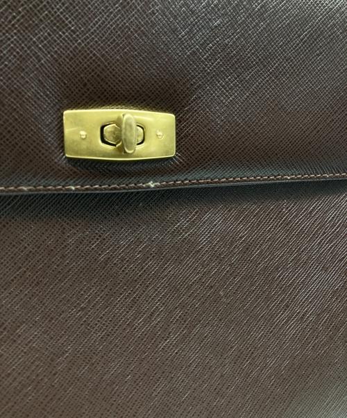 COACH（コーチ）COACH (コーチ) Handbag Turnlock ブラウンの古着・服飾アイテム