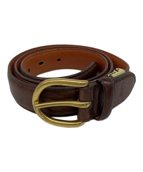 POLO RALPH LAUREN（ポロ・ラルフローレン）POLO RALPH LAUREN (ポロ・ラルフローレン) レザーベルト ブラウンの古着・服飾アイテム