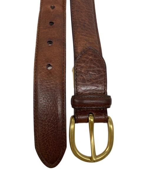 POLO RALPH LAUREN（ポロ・ラルフローレン）POLO RALPH LAUREN (ポロ・ラルフローレン) レザーベルト ブラウンの古着・服飾アイテム