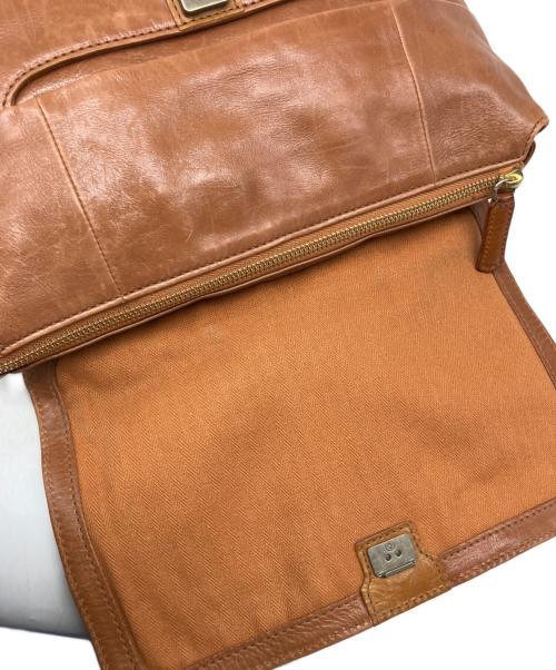 genten（ゲンテン）genten (ゲンテン) レザーリュック ブラウンの古着・服飾アイテム