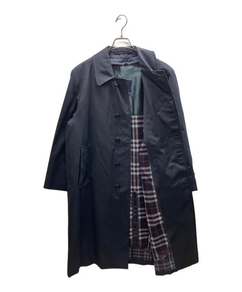 BURBERRY LONDON（バーバリーロンドン）BURBERRY LONDON (バーバリーロンドン) ステンカラーコート ネイビー サイズ:表記なしの古着・服飾アイテム