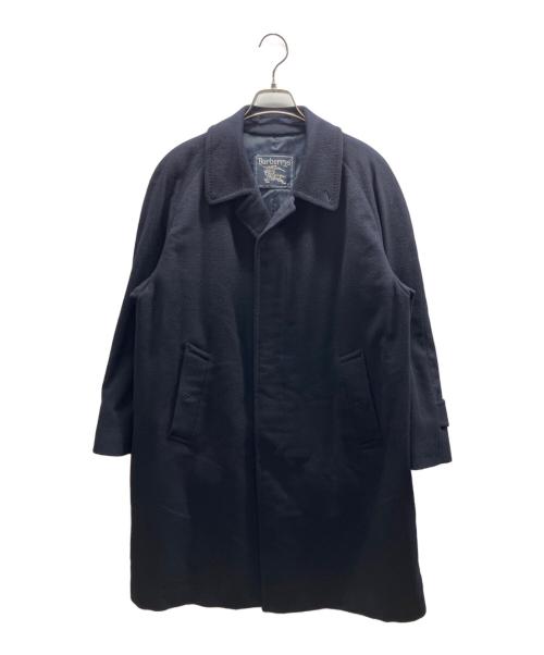 Burberry's（バーバリーズ）Burberry's (バーバリーズ) ウールカシミヤコート ネイビー サイズ:表記なしの古着・服飾アイテム
