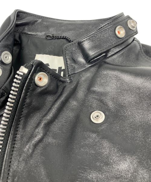 Schott（ショット）Schott (ショット) ダブルブレスト ライダース ジャケット ブラック サイズ:Ⅿの古着・服飾アイテム