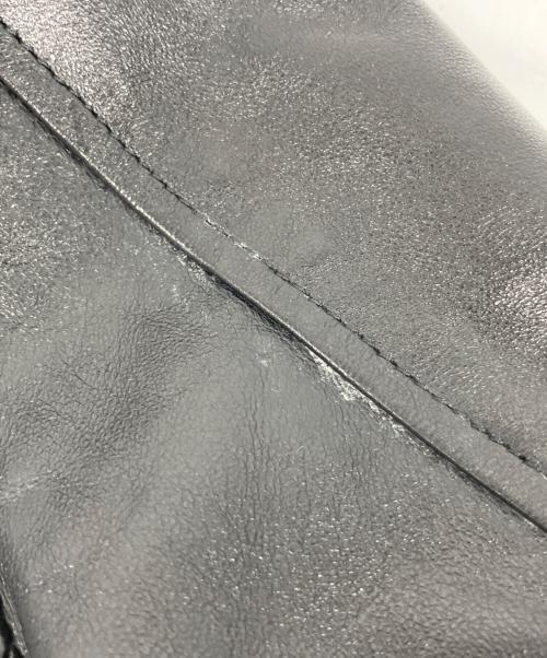 Schott（ショット）Schott (ショット) ダブルブレスト ライダース ジャケット ブラック サイズ:Ⅿの古着・服飾アイテム