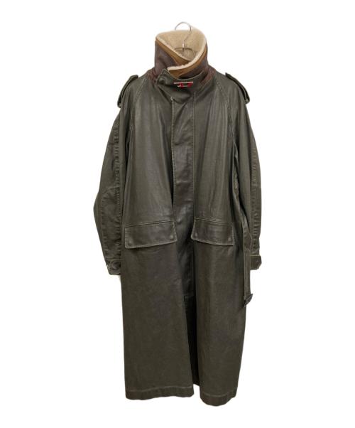 DIESEL（ディーゼル）DIESEL (ディーゼル) コーティングコート ブラック サイズ:Sの古着・服飾アイテム