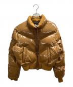 DIESELディーゼル）の古着「W-CREMA down bomber jacket」｜ベージュ