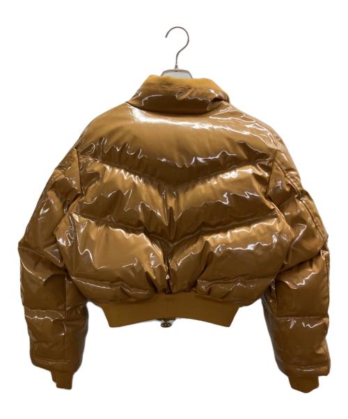 DIESEL（ディーゼル）DIESEL (ディーゼル) W-CREMA down bomber jacket ベージュ サイズ:Sの古着・服飾アイテム