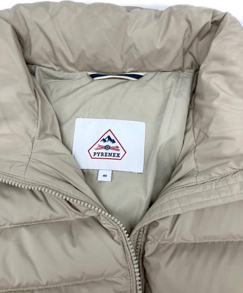 Pyrenex（ピレネックス）Pyrenex (ピレネックス) ダウン スプートニック ソフトジャケット ベージュ サイズ:Ⅼの古着・服飾アイテム
