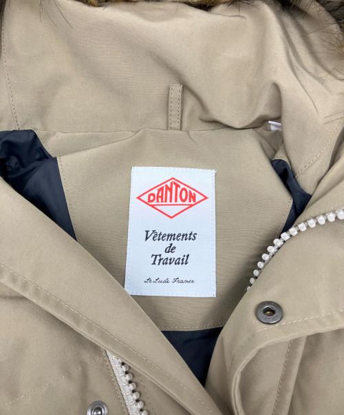 DANTON（ダントン）DANTON (ダントン) キルトダウンコート ベージュ サイズ:Ⅿの古着・服飾アイテム