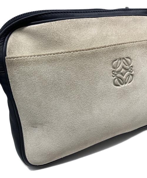 LOEWE（ロエベ）LOEWE (ロエベ) アナグラムショルダーバッグ ベージュの古着・服飾アイテム