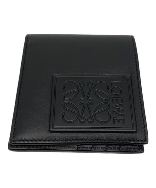 LOEWE（ロエベ）LOEWE (ロエベ) パッチ バイフォールド ウォレット ブラックの古着・服飾アイテム