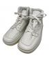 MM6 Maison Margiela（エムエムシックスメゾンマルジェラ）の古着「ハイカットレザースニーカー」｜ホワイト
