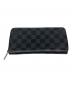 LOUIS VUITTON (ルイ ヴィトン) ジッピーウォレット ヴェルティカル グレー：30000円