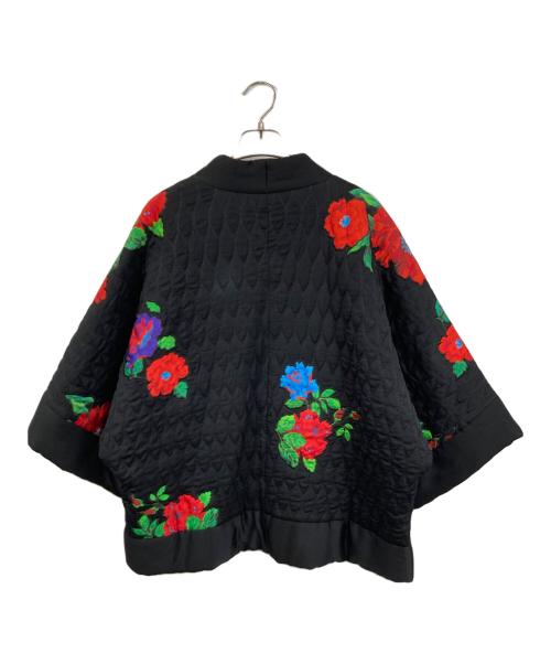 H&M（エイチアンドエム）H&M (エイチアンドエム) KENZO (ケンゾー) フラワー羽織りジャケット ブラック サイズ:Mの古着・服飾アイテム