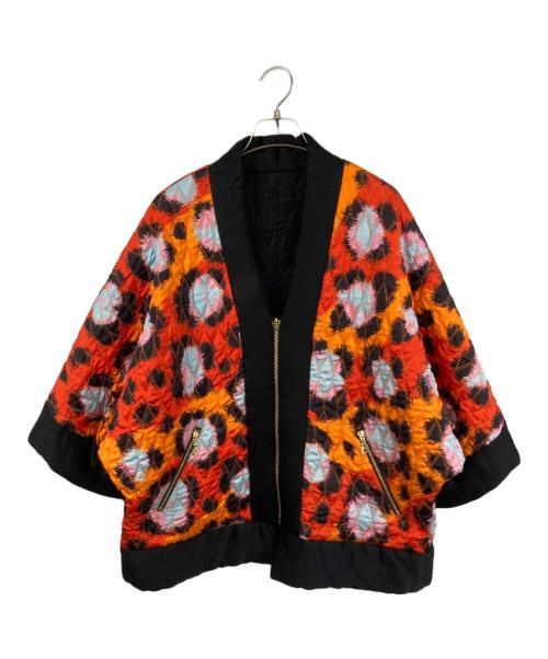 H&M（エイチアンドエム）H&M (エイチアンドエム) KENZO (ケンゾー) フラワー羽織りジャケット ブラック サイズ:Mの古着・服飾アイテム