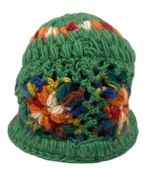 SUPREME（シュプリーム）Supreme (シュプリーム) CROCHET BEANIE グリーンの古着・服飾アイテム