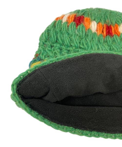 SUPREME（シュプリーム）Supreme (シュプリーム) CROCHET BEANIE グリーンの古着・服飾アイテム