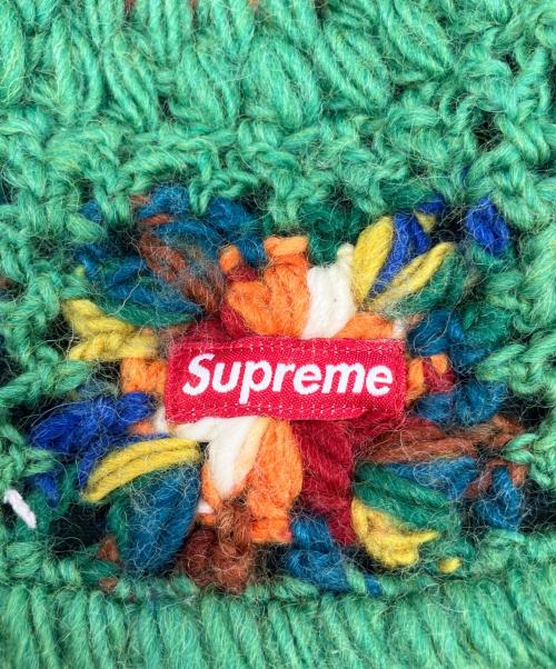 SUPREME（シュプリーム）Supreme (シュプリーム) CROCHET BEANIE グリーンの古着・服飾アイテム