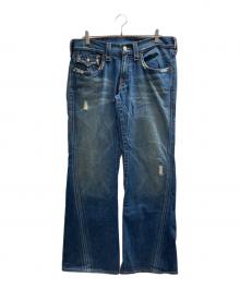TRUE RELIGION（トゥルー レリジョン）の古着「JOEY フレアブーツカットデニムパンツ」｜インディゴ