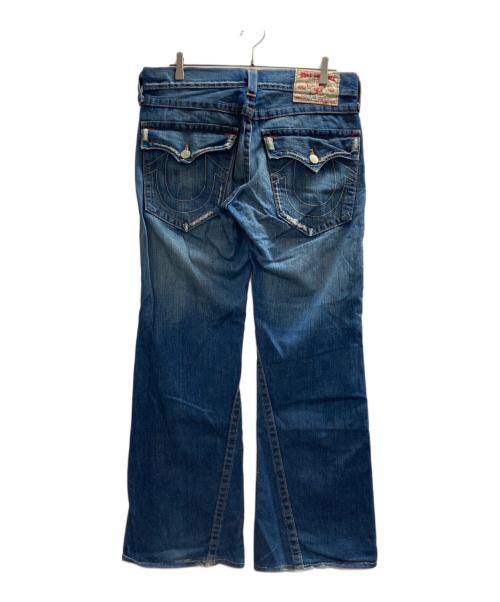 TRUE RELIGION（トゥルー レリジョン）TRUE RELIGION (トゥルー レリジョン) JOEY フレアブーツカットデニムパンツ インディゴ サイズ:W32×L33の古着・服飾アイテム