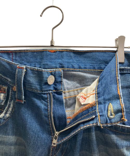 TRUE RELIGION（トゥルー レリジョン）TRUE RELIGION (トゥルー レリジョン) JOEY フレアブーツカットデニムパンツ インディゴ サイズ:W32×L33の古着・服飾アイテム