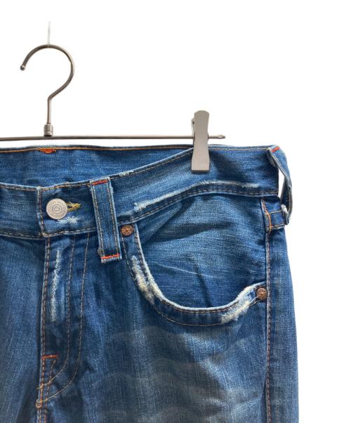 TRUE RELIGION（トゥルー レリジョン）TRUE RELIGION (トゥルー レリジョン) JOEY フレアブーツカットデニムパンツ インディゴ サイズ:W32×L33の古着・服飾アイテム