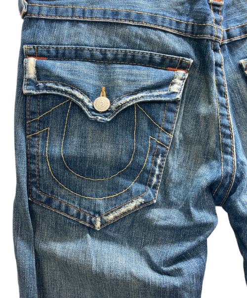 TRUE RELIGION（トゥルー レリジョン）TRUE RELIGION (トゥルー レリジョン) JOEY フレアブーツカットデニムパンツ インディゴ サイズ:W32×L33の古着・服飾アイテム