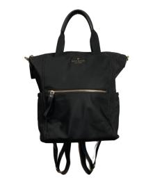 Kate Spade（ケイトスペード）の古着「ナイロンリュック」｜ブラック