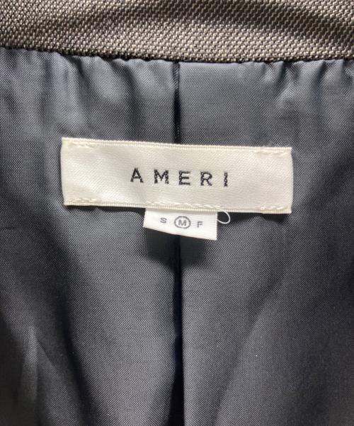 Ameri（アメリ）AMERI (アメリ) CLASSIC MINIMAL WARM TAILORED JACKET ブラウン サイズ:Mの古着・服飾アイテム