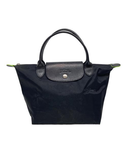 LONGCHAMP（ロンシャン）LONGCHAMP (ロンシャン) ハンドバッグ ブラックの古着・服飾アイテム