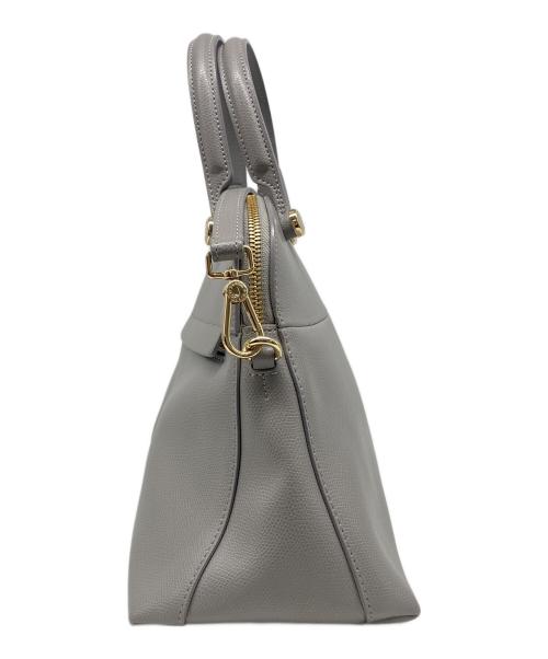 FURLA（フルラ）FURLA (フルラ) PIPERパイパー レザー 2WAYショルダー ハンドバッグ グレーの古着・服飾アイテム