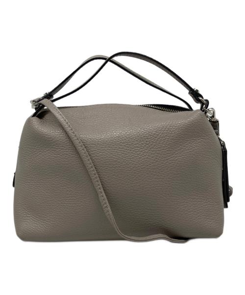 GIANNI CHIARINI（ジャンニ キアリーニ）GIANNI CHIARINI (ジャンニ キアリーニ) シボ革2WAYバッグ ブラウンの古着・服飾アイテム
