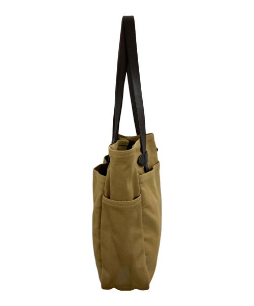 FILSON（フィルソン）FILSON (フィルソン) rugged twill zipper tote ブラウンの古着・服飾アイテム