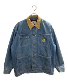 Wrangler×Bluebell（ラングラー×ブルーベル）の古着「コーデュロイ襟 裏ボアカバーオール」｜インディゴ