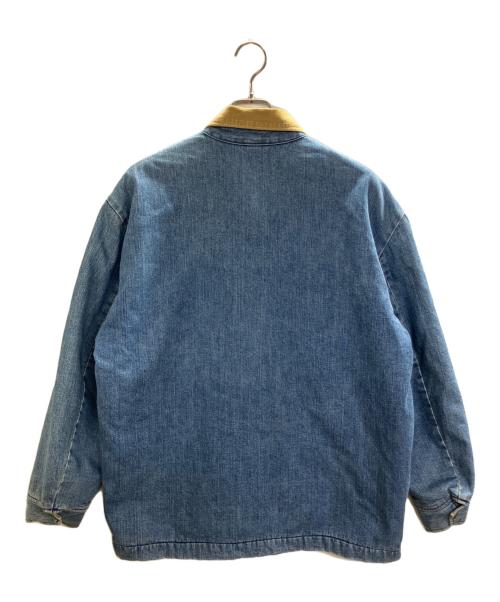 Wrangler（ラングラー）Wrangler (ラングラー) Bluebell (ブルーベル) コーデュロイ襟 裏ボアカバーオール インディゴ サイズ:Ⅿの古着・服飾アイテム