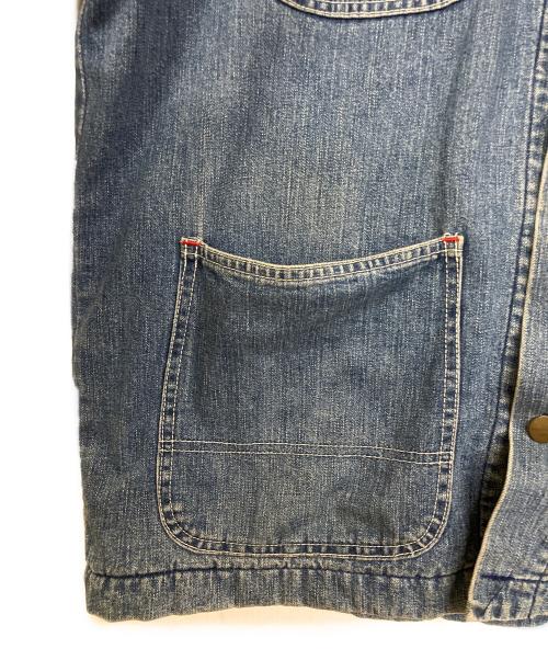 Wrangler（ラングラー）Wrangler (ラングラー) Bluebell (ブルーベル) コーデュロイ襟 裏ボアカバーオール インディゴ サイズ:Ⅿの古着・服飾アイテム