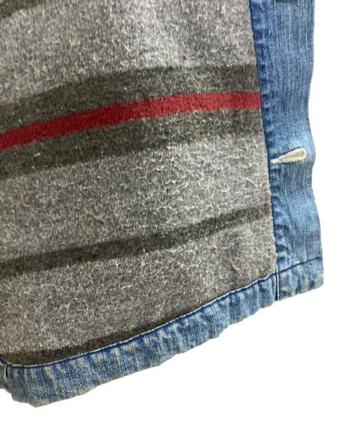 Wrangler（ラングラー）Wrangler (ラングラー) Bluebell (ブルーベル) コーデュロイ襟 裏ボアカバーオール インディゴ サイズ:Ⅿの古着・服飾アイテム