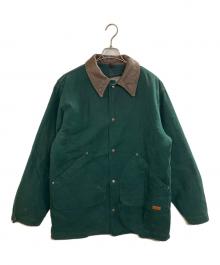 WOOLRICH（ウールリッチ）の古着「ネイティブ柄ライナーダックジャケット」｜グリーン