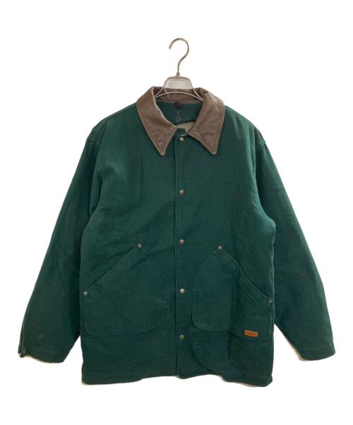 WOOLRICH（ウールリッチ）WOOLRICH (ウールリッチ) ネイティブ柄ライナーダックジャケット グリーン サイズ:Ⅿの古着・服飾アイテム