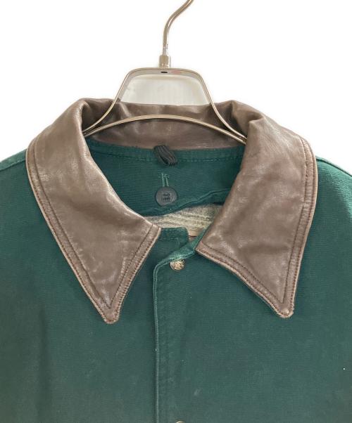WOOLRICH（ウールリッチ）WOOLRICH (ウールリッチ) ネイティブ柄ライナーダックジャケット グリーン サイズ:Ⅿの古着・服飾アイテム