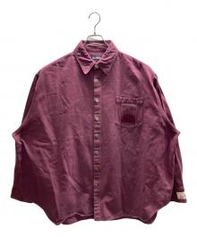 RAF SIMONS（ラフシモンズ）の古着「BIG FIT DENIM SHIRT」｜ボルドー