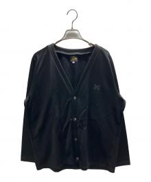Needles（ニードルズ）の古着「V NECK CARDIGAN - BRIGHT JERSEY」｜ブラック