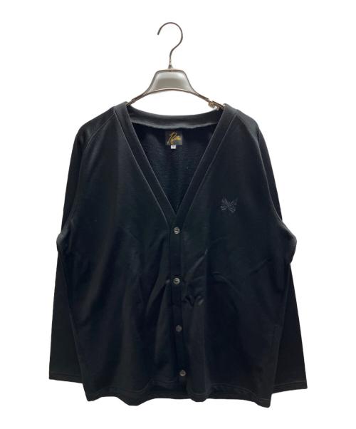 Needles（ニードルズ）Needles (ニードルズ) V NECK CARDIGAN - BRIGHT JERSEY ブラック サイズ:Mの古着・服飾アイテム