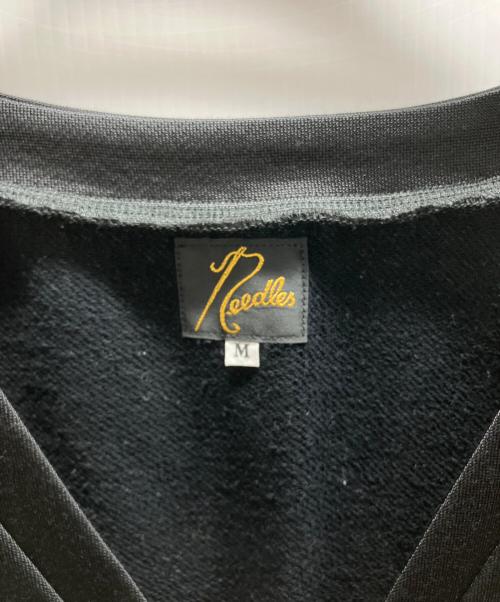 Needles（ニードルズ）Needles (ニードルズ) V NECK CARDIGAN - BRIGHT JERSEY ブラック サイズ:Mの古着・服飾アイテム