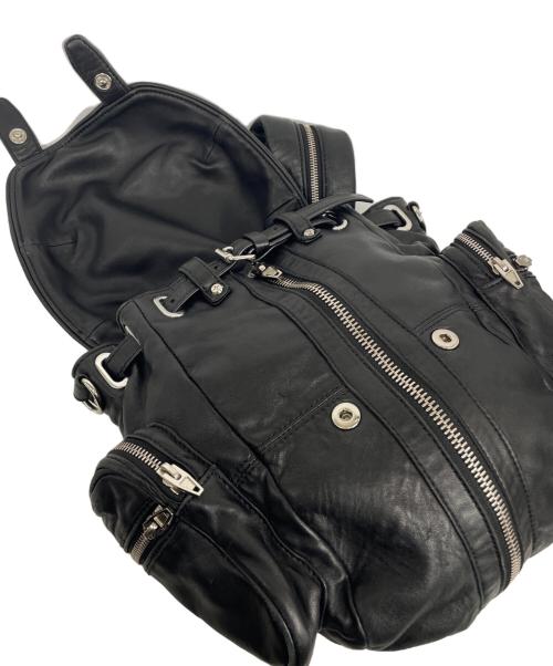 ALEXANDER WANG（アレキサンダー・ワン）ALEXANDER WANG (アレキサンダー・ワン) MINI MARTI レザーリュック ブラック サイズ:-の古着・服飾アイテム