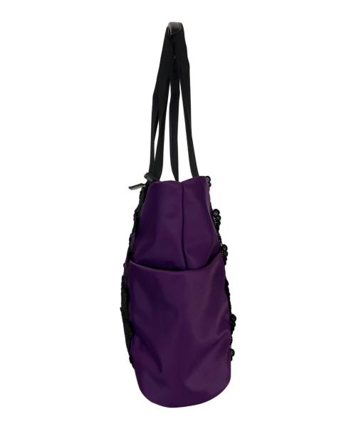 ANNA SUI（アナスイ）ANNA SUI (アナスイ) バタフライレース トートバッグ パープルの古着・服飾アイテム