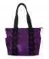 ANNA SUI（アナスイ）の古着「バタフライレース トートバッグ」｜パープル