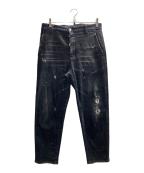 DSQUARED2ディースクエアード）の古着「ダメージデニムパンツ」｜グレー