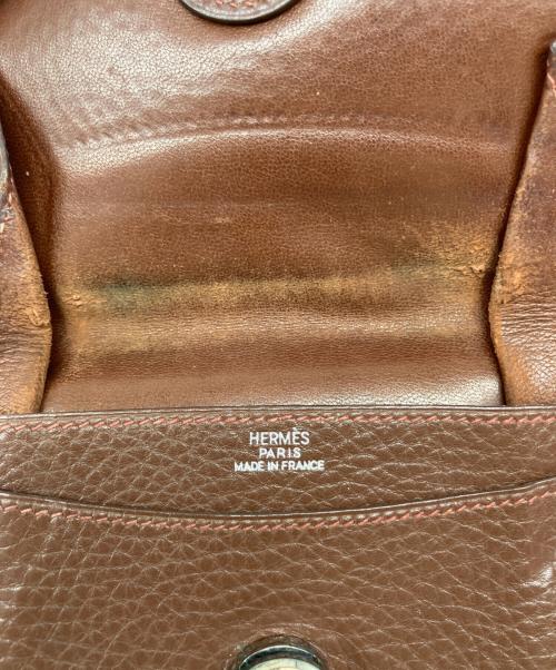 HERMES（エルメス）HERMES (エルメス) ドゴン コインケース ブラウンの古着・服飾アイテム